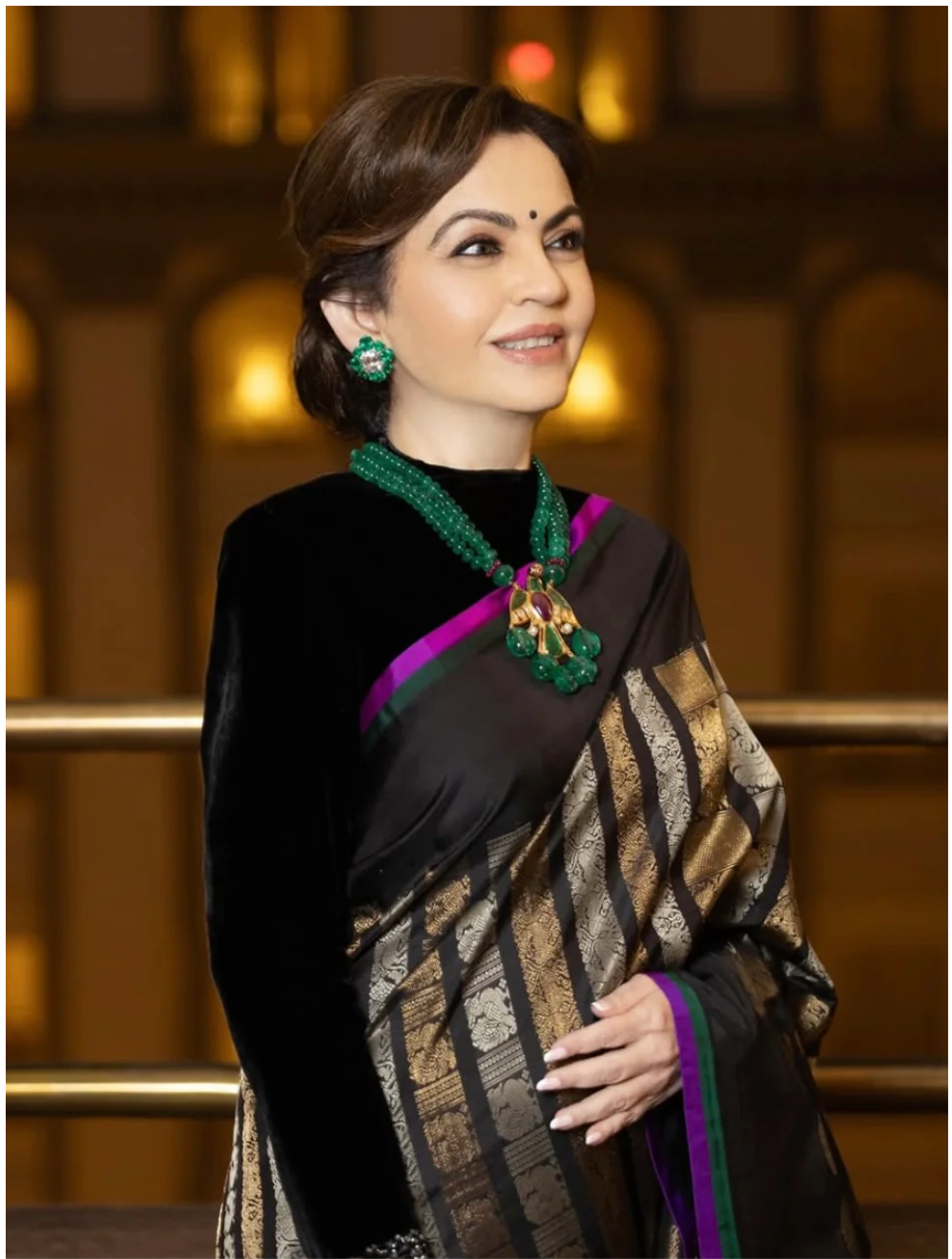 Premium Kattan Silk Saree_Black_202
