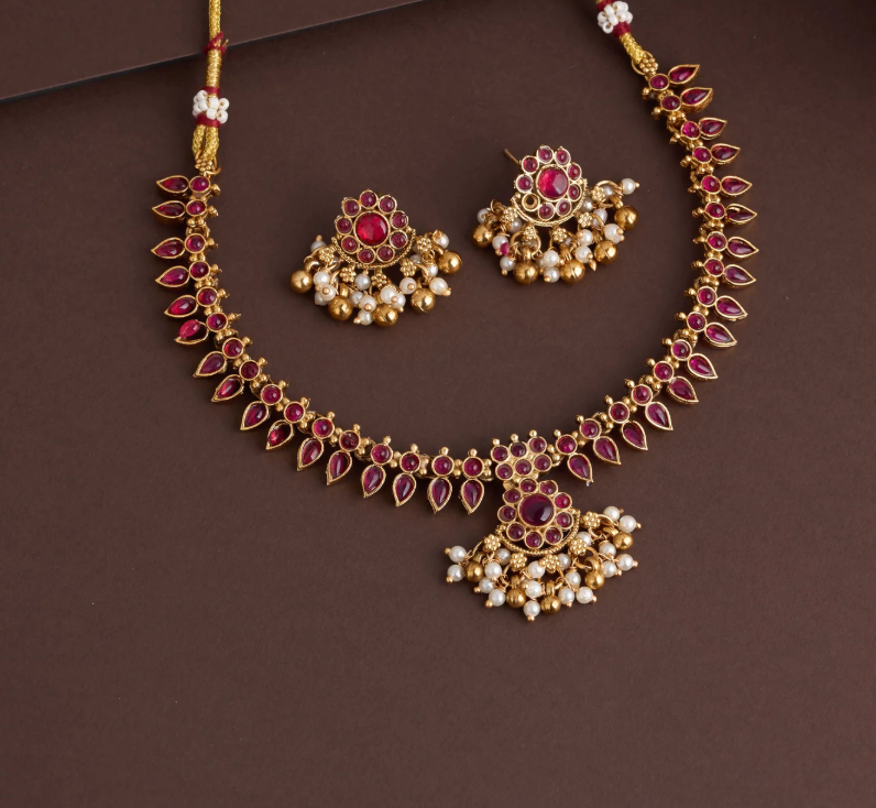 Kerala_Ruby Necklace_Palakka