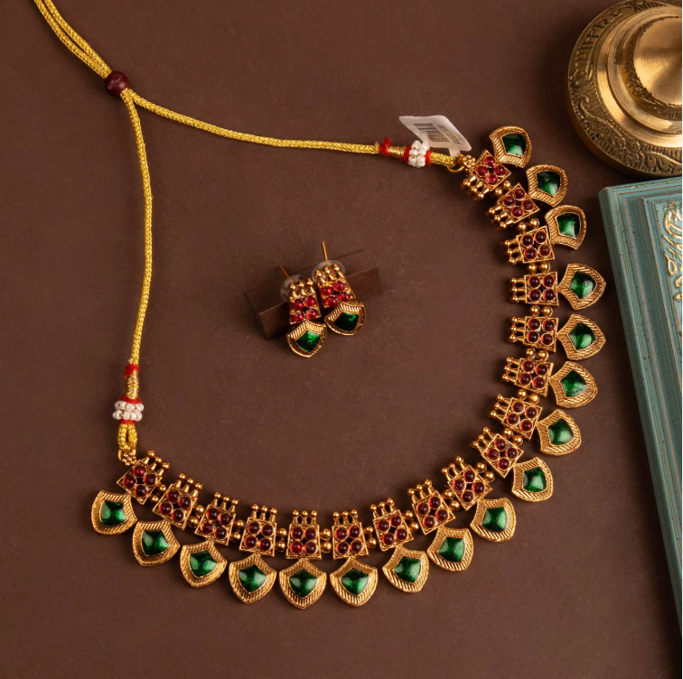Palakka Necklace_Green