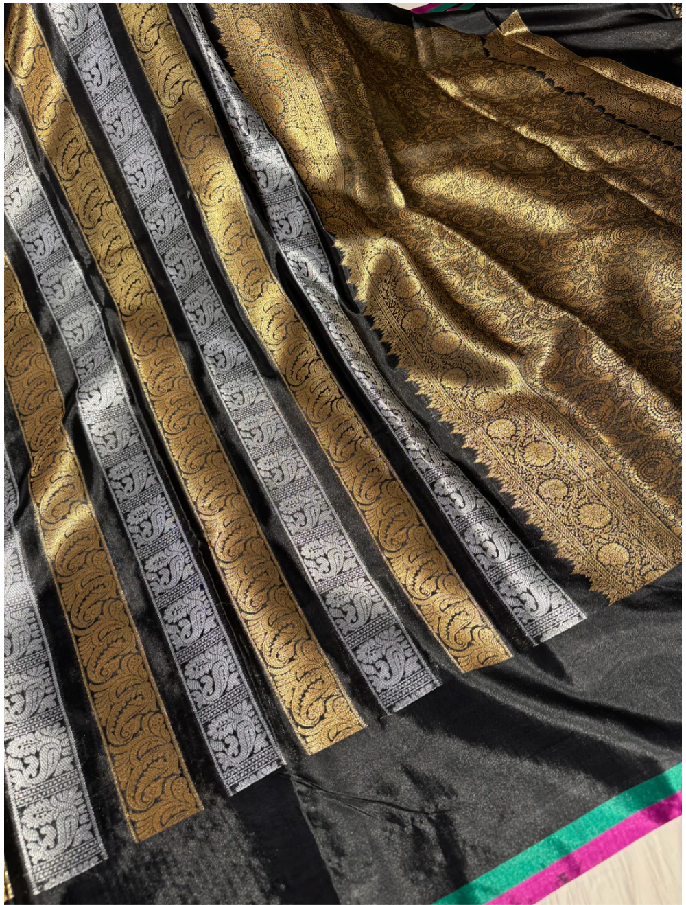 Premium Kattan Silk Saree_Black_202